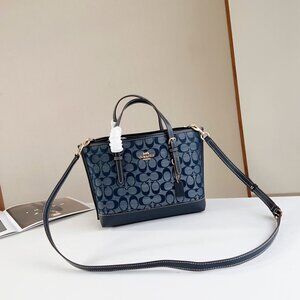 Coach mollie 25 Dark blue pattern handbag